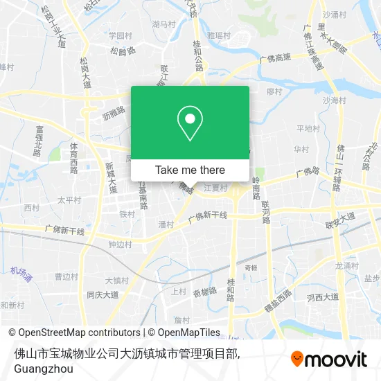 佛山市宝城物业公司大沥镇城市管理项目部 map