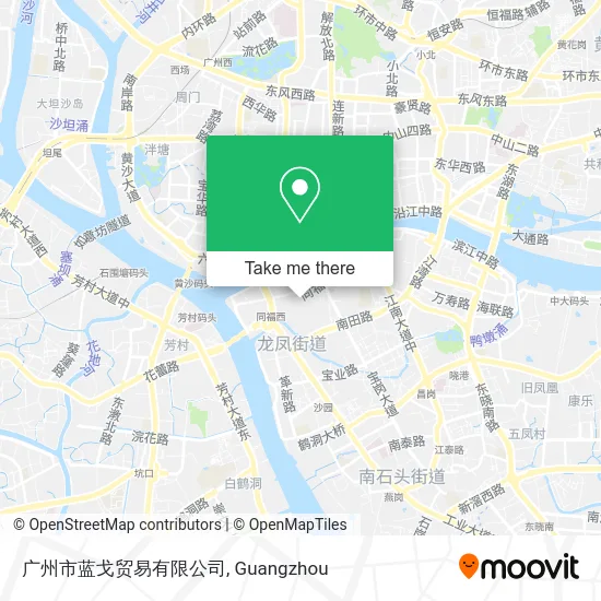 广州市蓝戈贸易有限公司 map