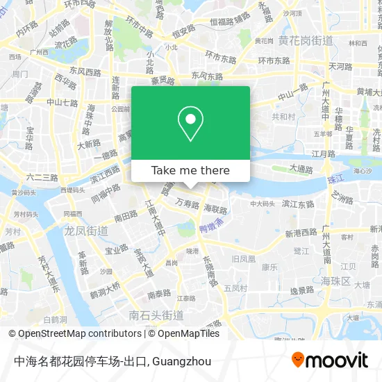 中海名都花园停车场-出口 map