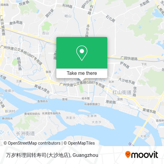 万岁料理回转寿司(大沙地店) map