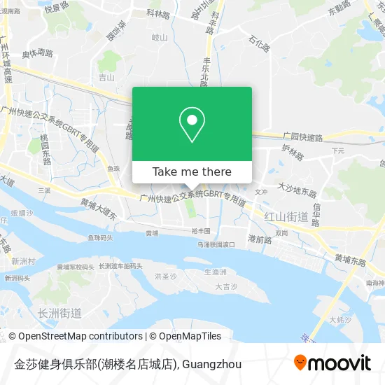 金莎健身俱乐部(潮楼名店城店) map
