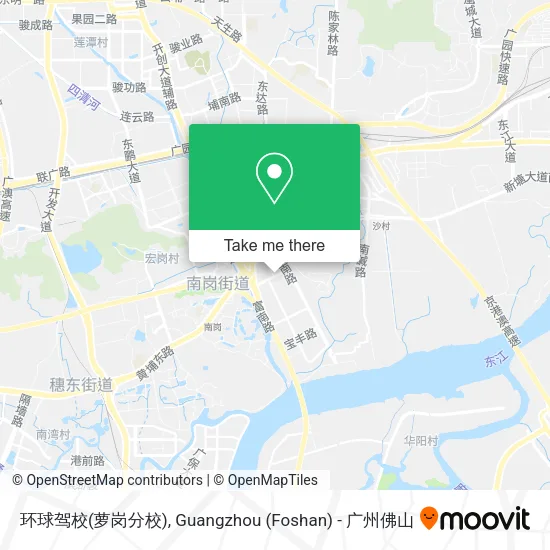 环球驾校(萝岗分校) map