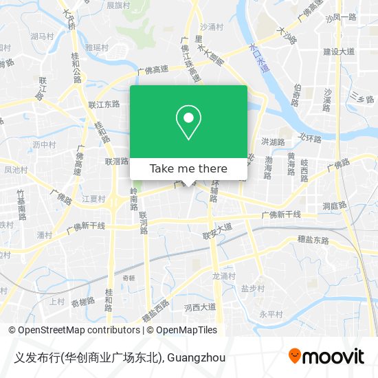 义发布行(华创商业广场东北) map