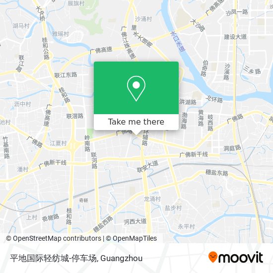 平地国际轻纺城-停车场 map