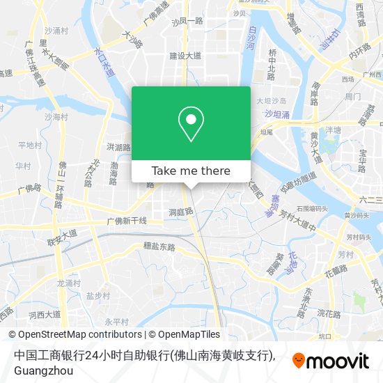 中国工商银行24小时自助银行(佛山南海黄岐支行) map