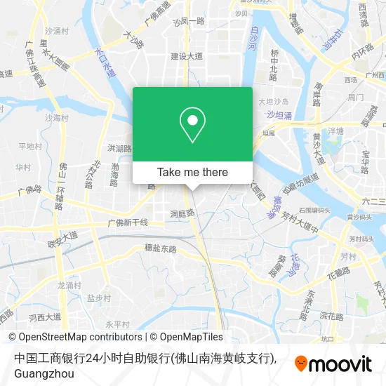 中国工商银行24小时自助银行(佛山南海黄岐支行) map