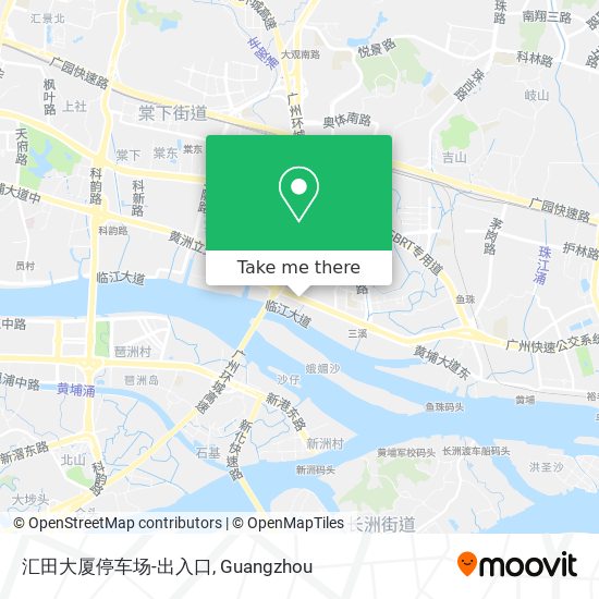 汇田大厦停车场-出入口 map