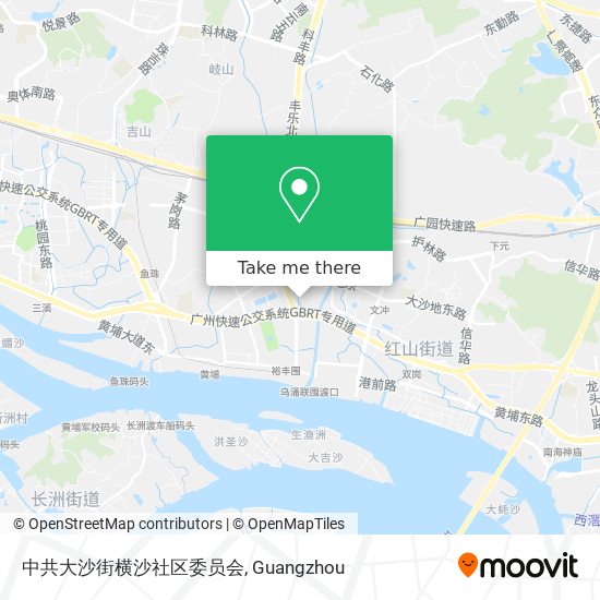 中共大沙街横沙社区委员会 map