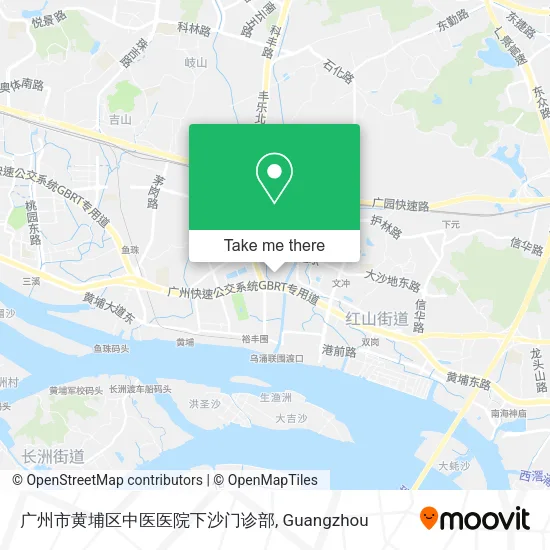 广州市黄埔区中医医院下沙门诊部 map