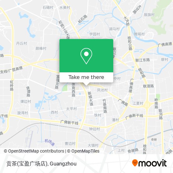 贡茶(宝盈广场店) map