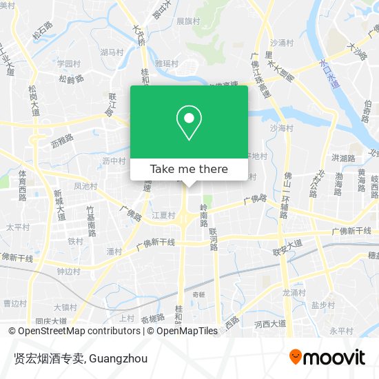 贤宏烟酒专卖 map