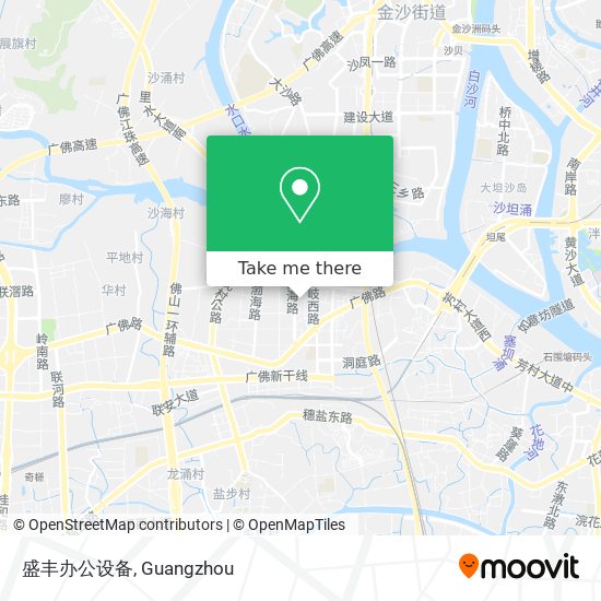 盛丰办公设备 map