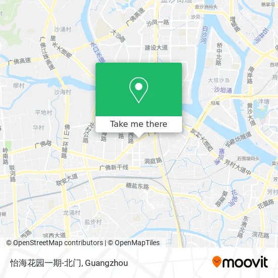 怡海花园一期-北门 map