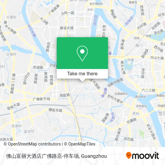佛山富丽大酒店广佛路店-停车场 map