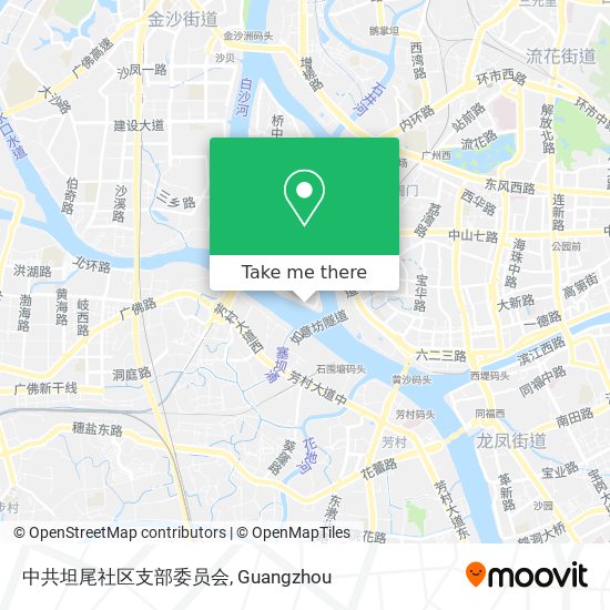 中共坦尾社区支部委员会 map