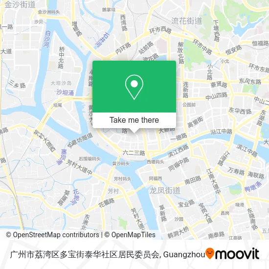广州市荔湾区多宝街泰华社区居民委员会 map