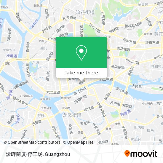濠畔商厦-停车场 map