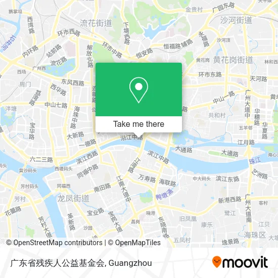 广东省残疾人公益基金会 map
