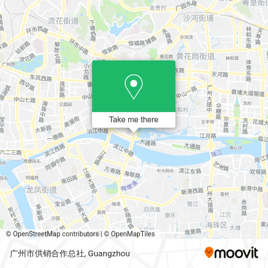 广州市供销合作总社 map