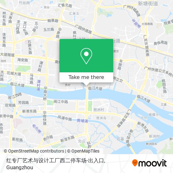 红专厂艺术与设计工厂西二停车场-出入口 map
