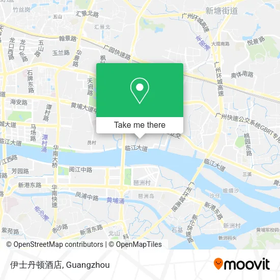 伊士丹顿酒店 map