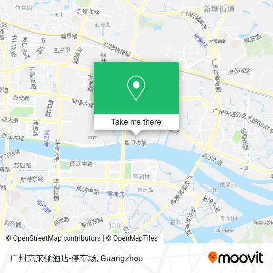 广州克莱顿酒店-停车场 map