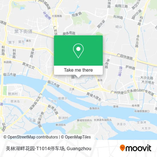 美林湖畔花园-T1014停车场 map