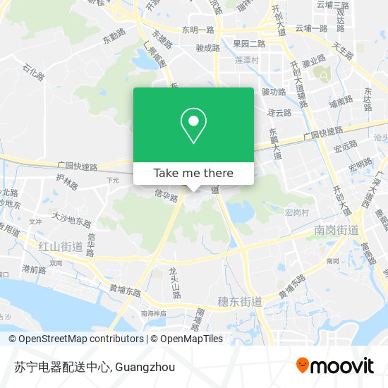 苏宁电器配送中心 map
