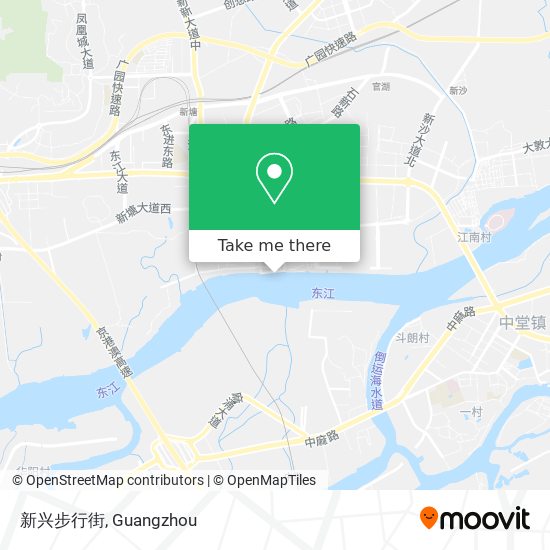 新兴步行街 map