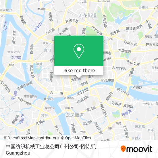 中国纺织机械工业总公司广州公司-招待所 map