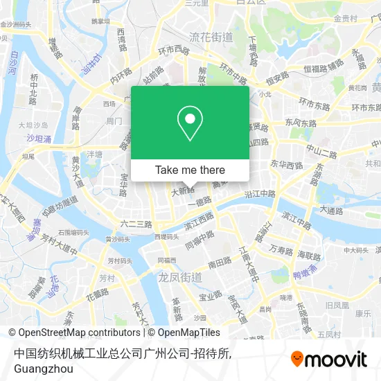 中国纺织机械工业总公司广州公司-招待所 map