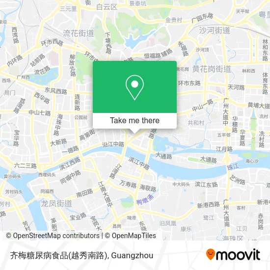 齐梅糖尿病食品(越秀南路) map