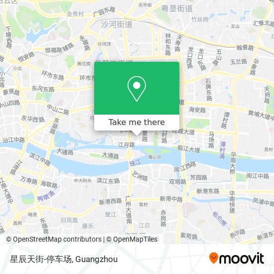 星辰天街-停车场 map