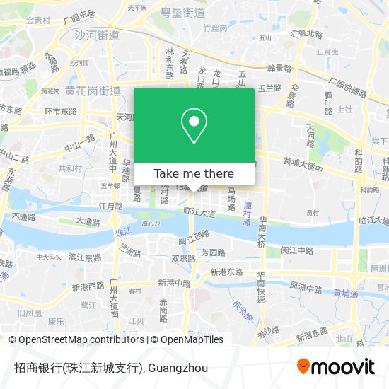 招商银行(珠江新城支行) map