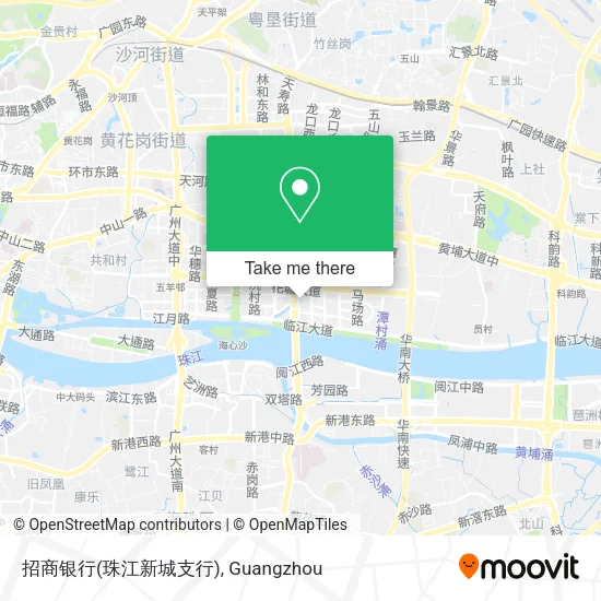 招商银行(珠江新城支行) map