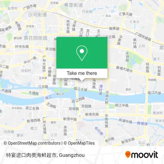 特宴进口肉类海鲜超市 map