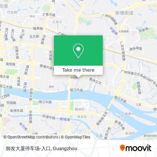 御发大厦停车场-入口 map