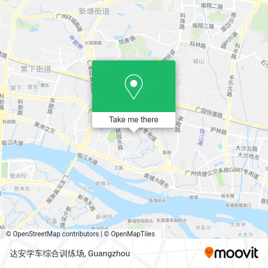 达安学车综合训练场 map