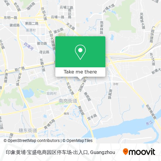 印象黄埔·宝盛电商园区停车场-出入口 map