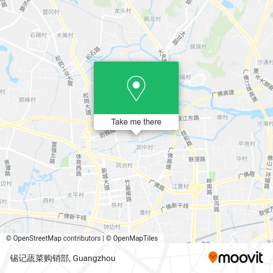 锡记蔬菜购销部 map