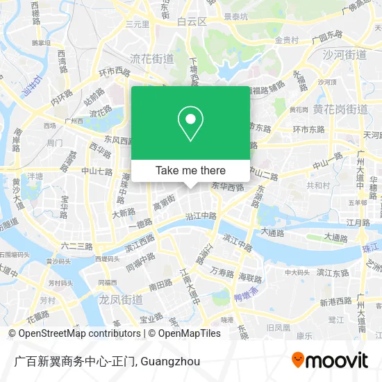 广百新翼商务中心-正门 map