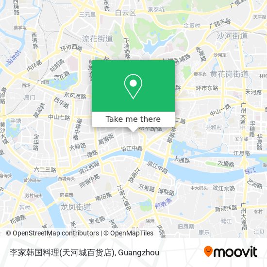 李家韩国料理(天河城百货店) map