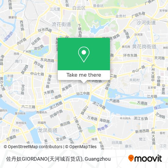 佐丹奴GIORDANO(天河城百货店) map
