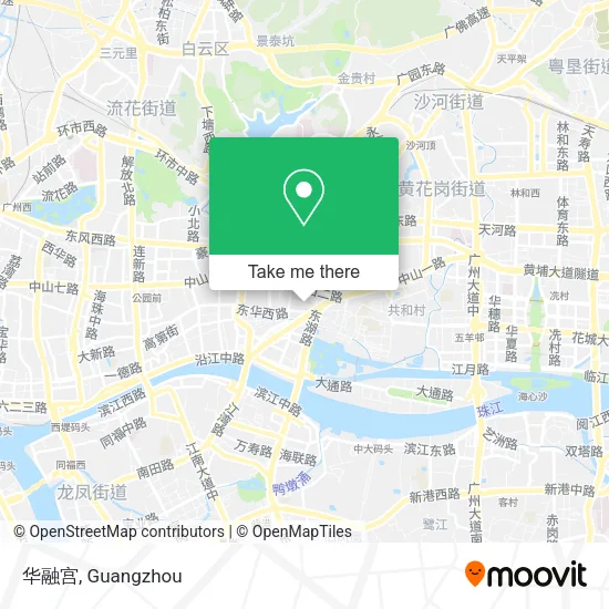 华融宫 map
