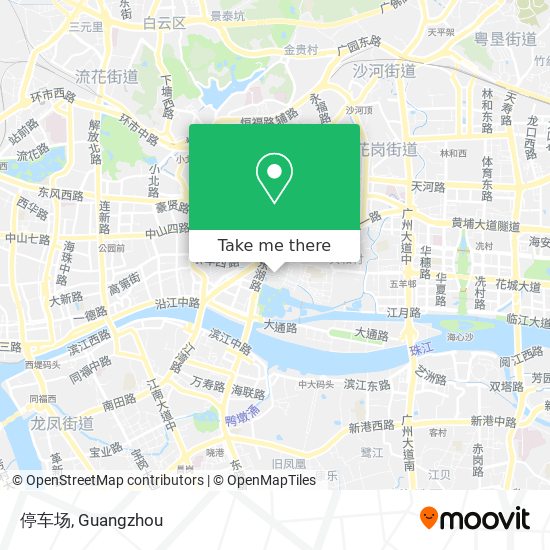 停车场 map