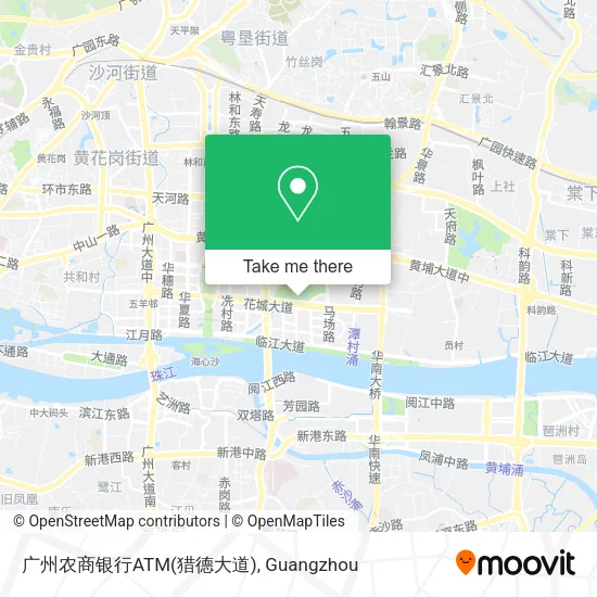 广州农商银行ATM(猎德大道) map