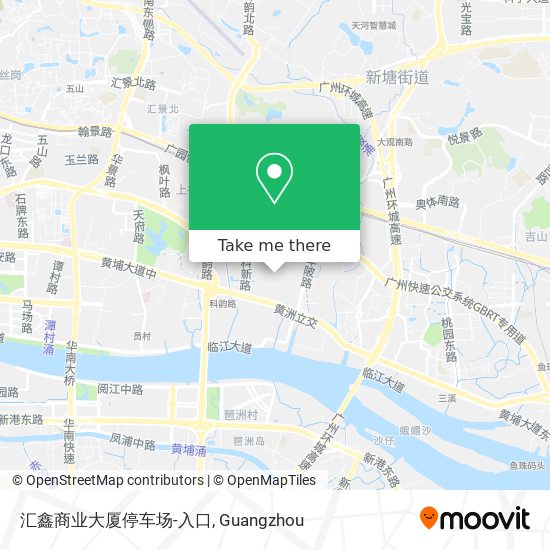 汇鑫商业大厦停车场-入口 map