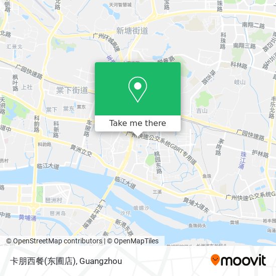 卡朋西餐(东圃店) map