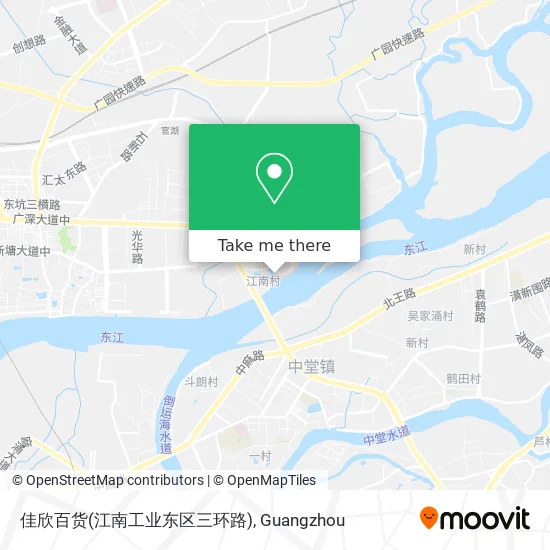 佳欣百货(江南工业东区三环路) map