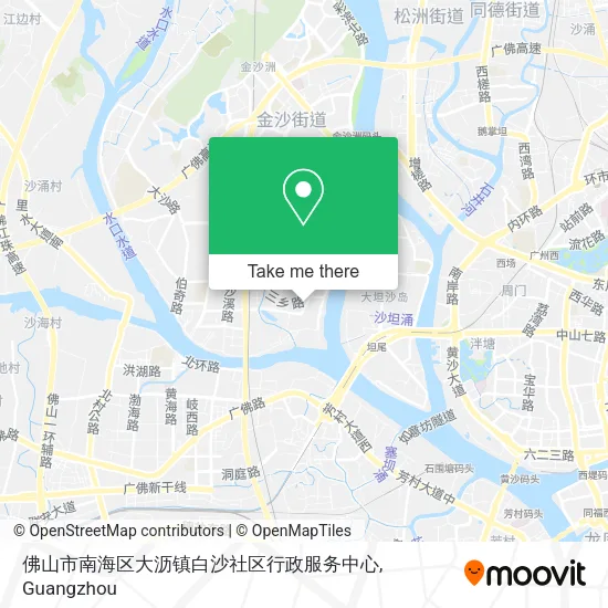 佛山市南海区大沥镇白沙社区行政服务中心 map